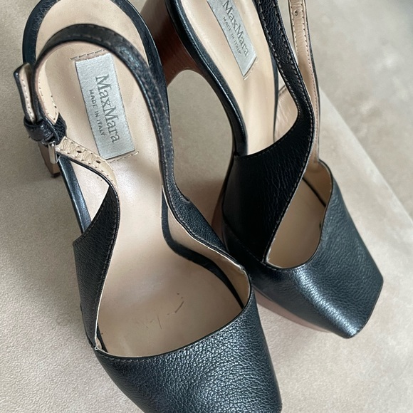Max Mara platform sling back - Picture 3 of 5